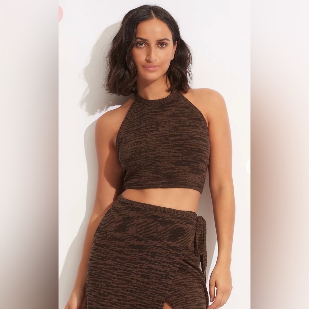 NWT Anthropologie Seafolly Daybreak Knit Top